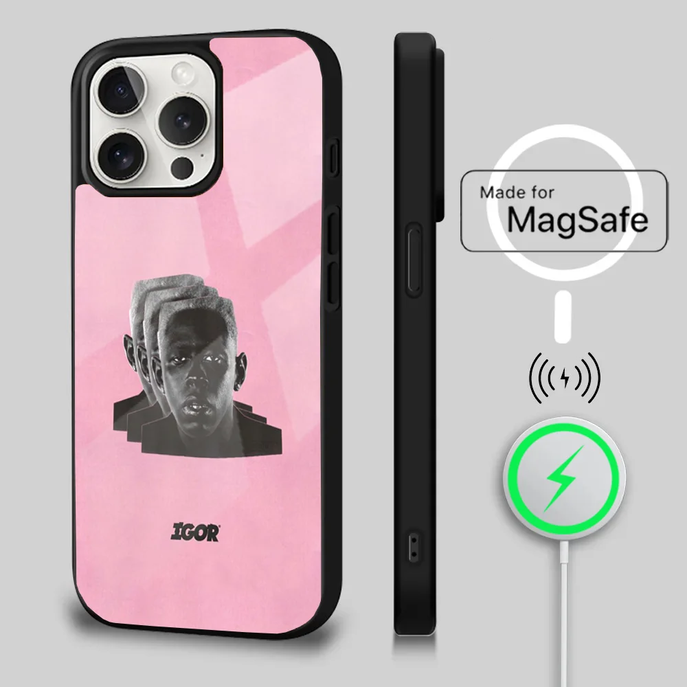 T-Tyler the C-Creator IGOR Phone Case For iPhone 16 15 14 13 12 11 Plus,Pro,Max Mini Magsafe Magnetic Wireless Charging