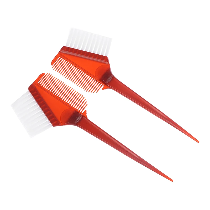 1PC Hair Dye Brush Plastic Hair Color Applicator Brush With Comb Barber Salon Tint Hairdressing Styling Tool