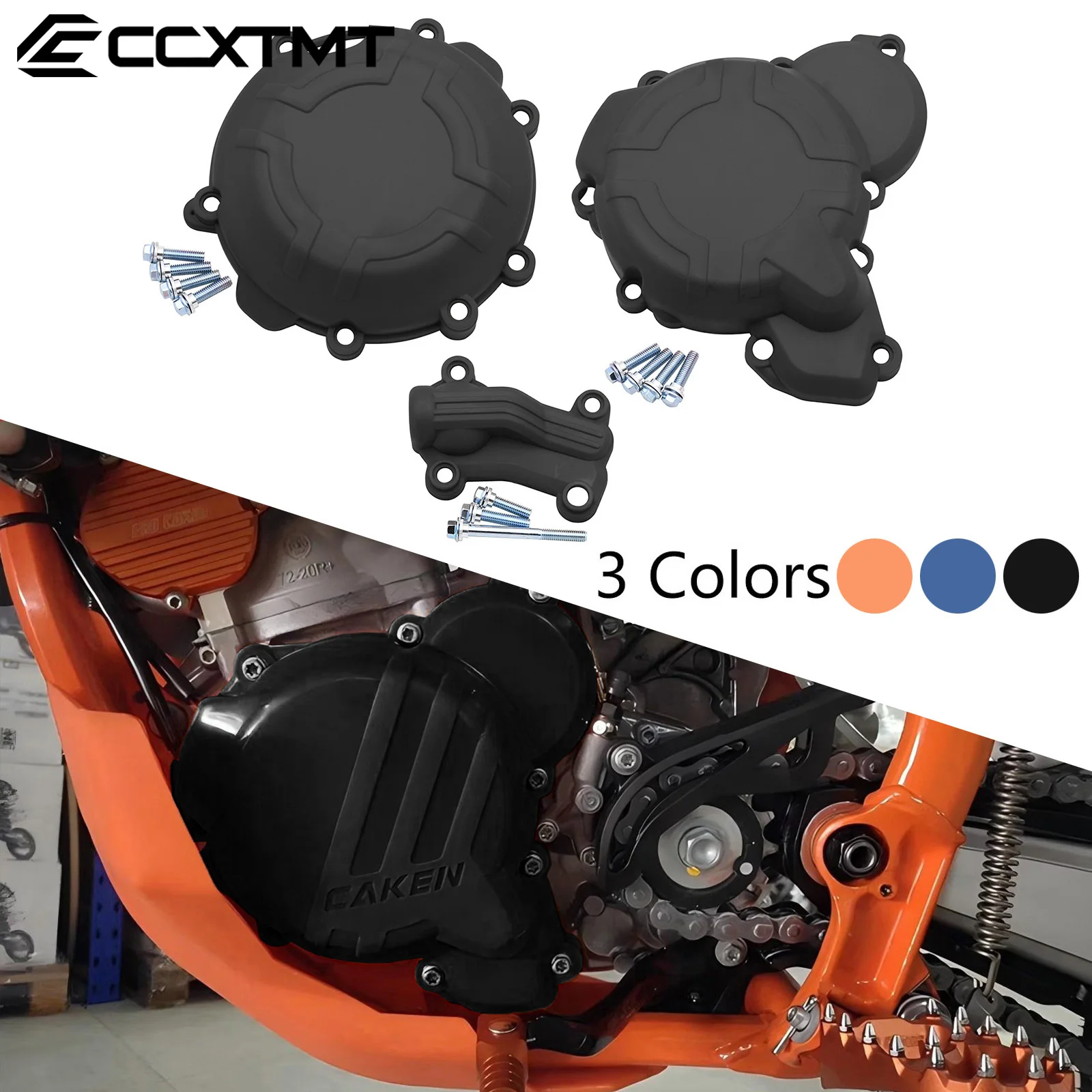 Clutch Guard Ignition Protector Water Pump Cover For Husqvarna TC250 TC300 TE250 TE300 TX250 TX300 TE250i TE300i 2017 2018 2019