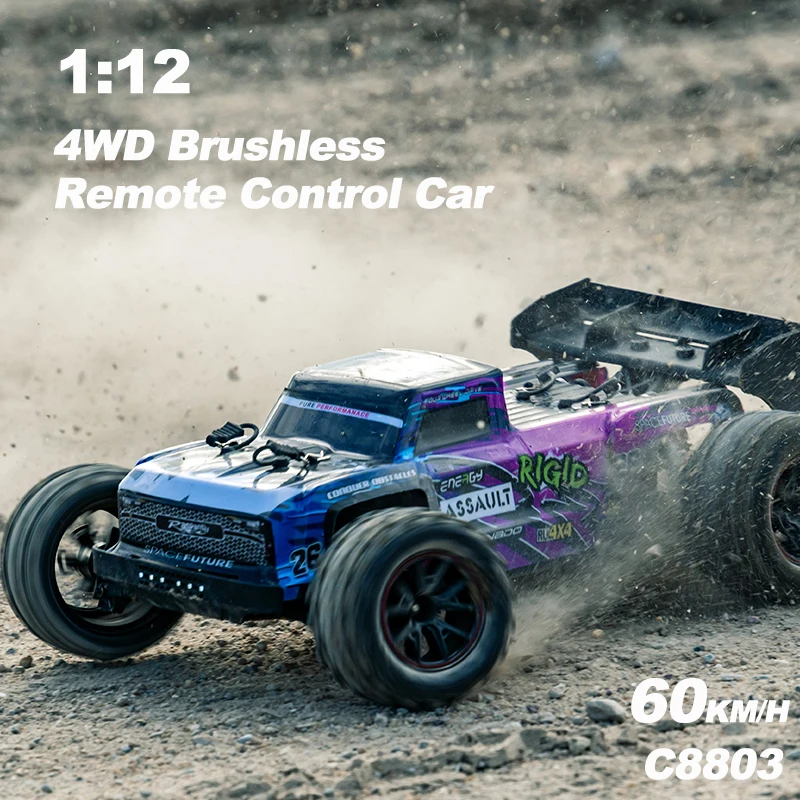 C8803 RC Car Alloy Brushless Cars 4WD High Speed Climbing Off-road Vehicle Electric Remote Control Crawler Toys for Children