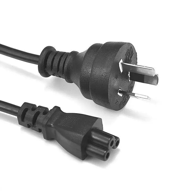 AU Argentinia/Australia 3 Pin to Clover Leaf Plug Laptop Adapter IEC C5 Notebook Power Lead Cable Cord