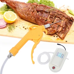 50W Electric Double Pump Meat Processor Injector Meat Saline Syringe Pump NEW