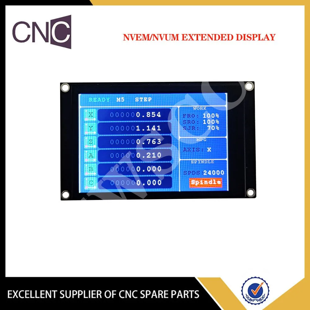 NVEM/NVUM extended screen mach3 control card extended display 6-axis display CNC accessories