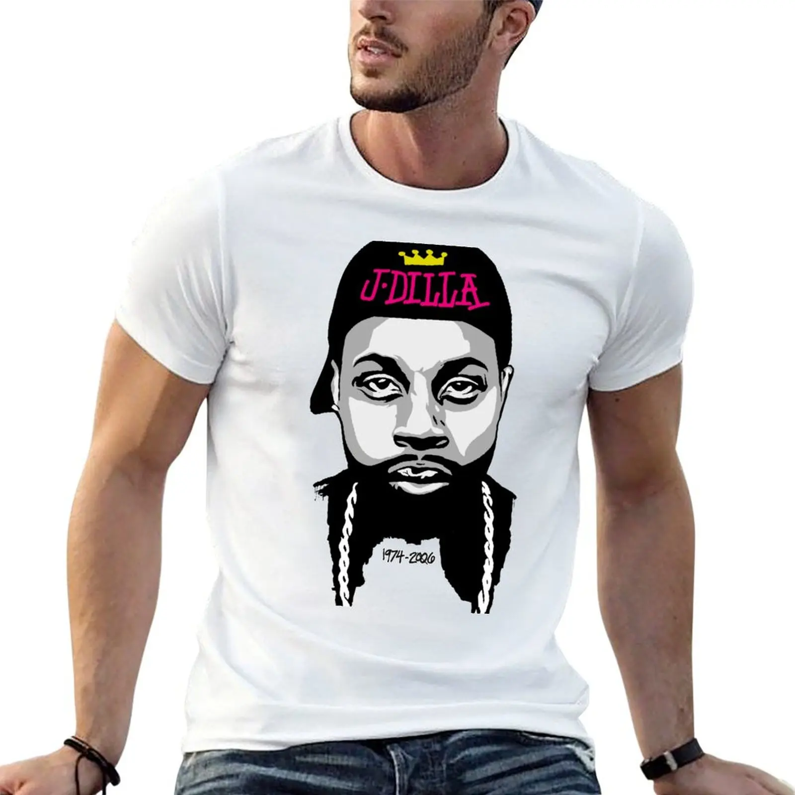 

J cotton shirt t T-Shirt t man Tribute designer Dilla shirt pack
