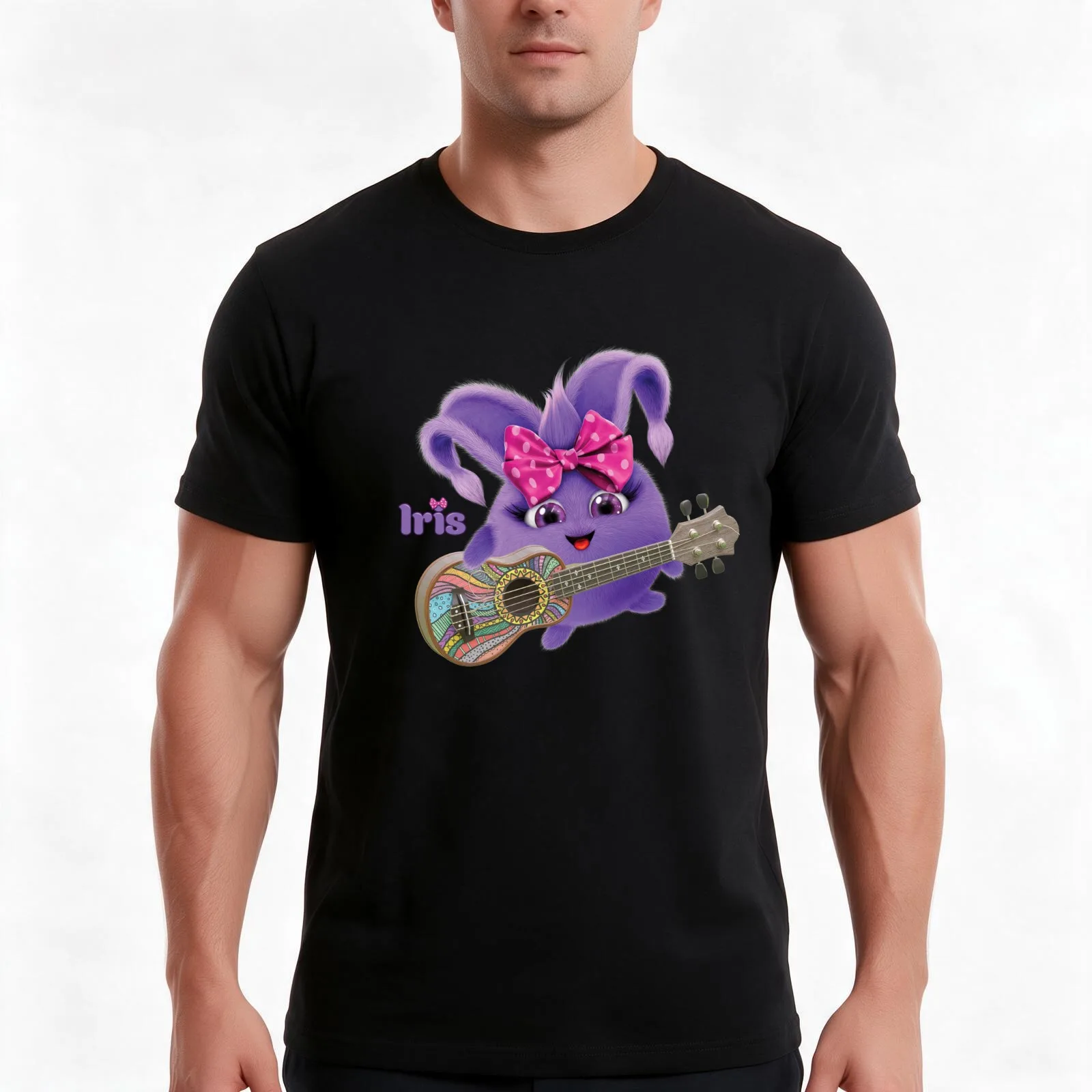 Sunny Bunnies - Singalong with Iris ! T-Shirt, Summer Casual Cotton Tee, Oversized Streetwear Tops, Vintage Graphic Print