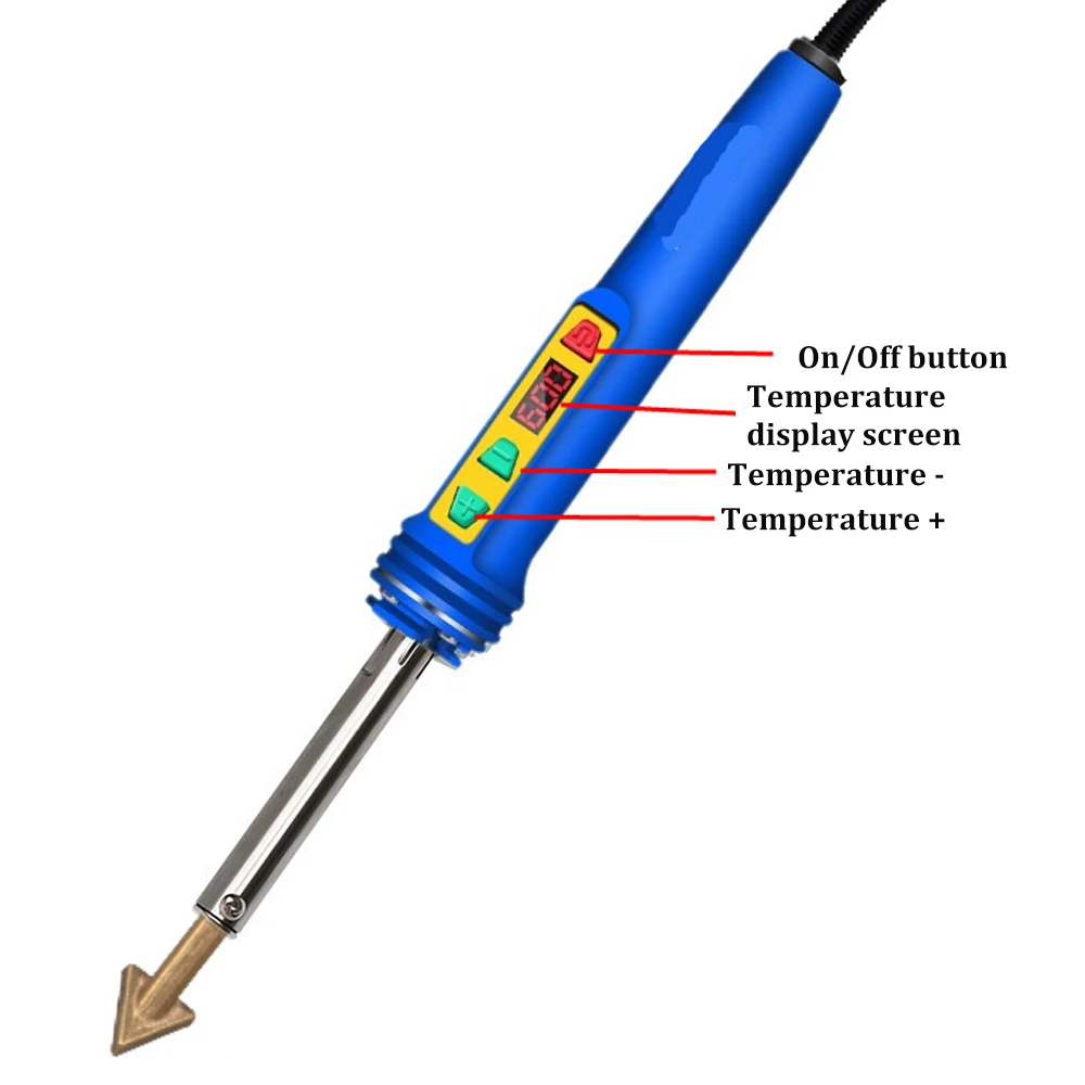 Hot 150W Plastic Welding Machine Automotive Bumper Crack Repair Gun LED Digital Adjustable Temperature Welding Soldering Iron