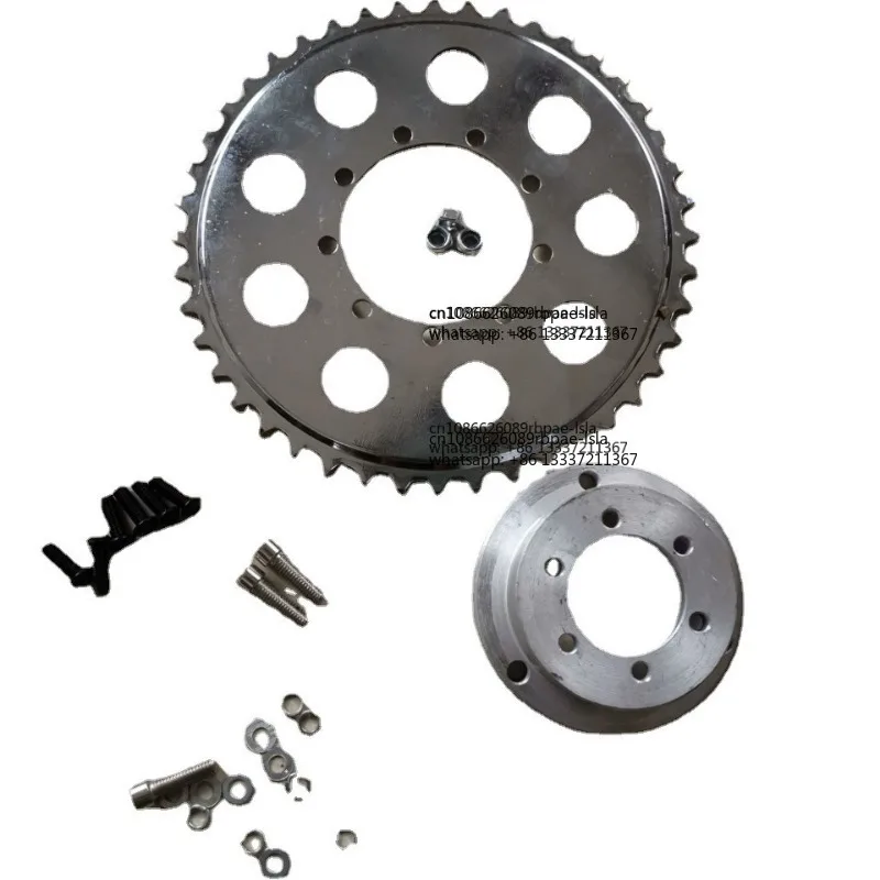 Integrated wheel hub disc brake bicycle modified double disc