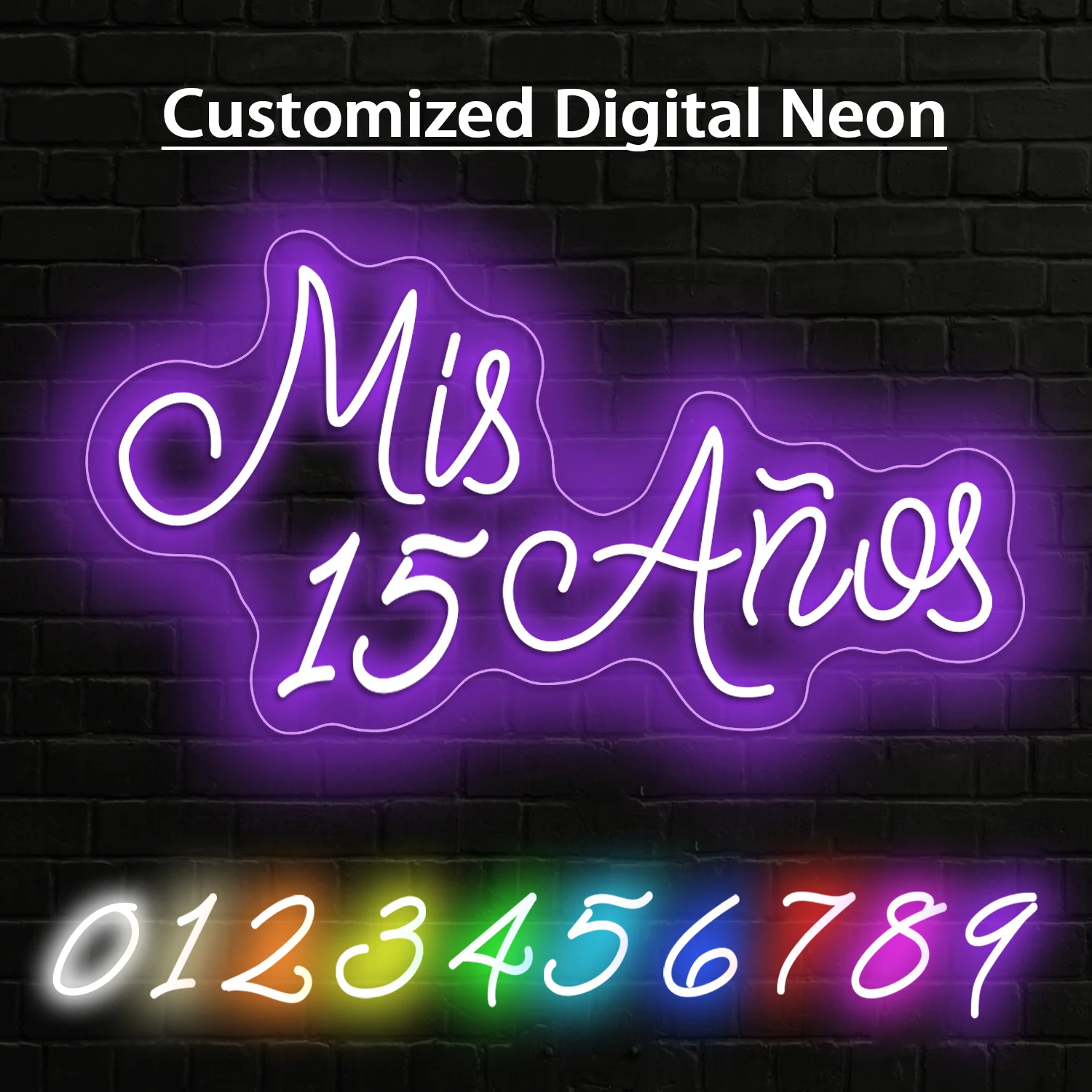 

Custom Neon Sign,My 15-year-old neon sign, USB night neon light for cafe wall decoration Christmas wedding birthday party