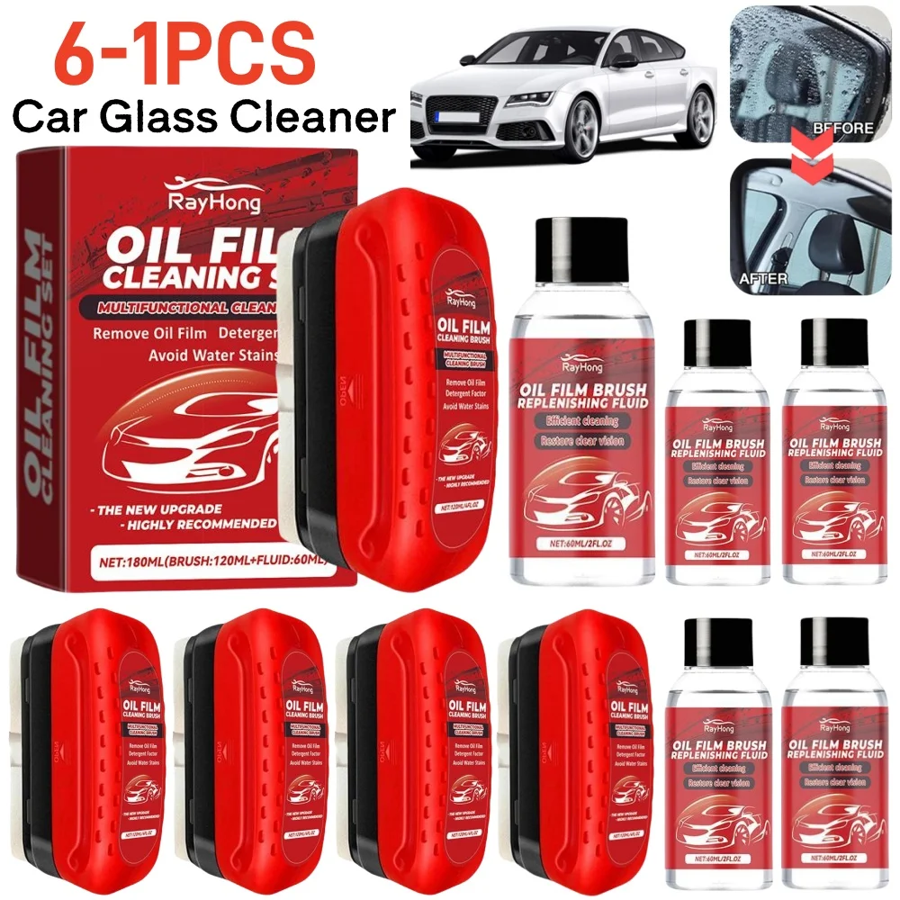 Glas Reinigung Bord Automotive Windschutzscheibe Öl Film Reinigung Pinsel Glas Wasser Abweisend Reiniger Glas Schwamm Poliermittel