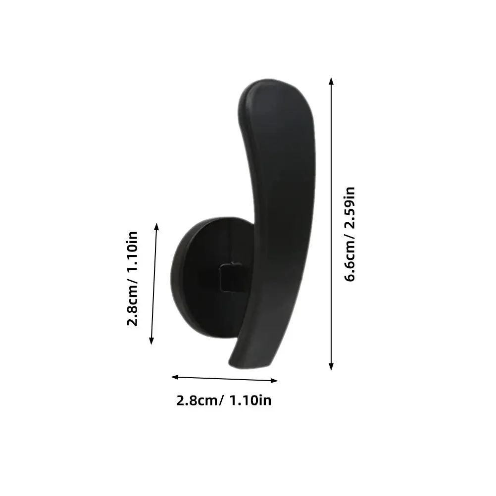 2Pcs Premium Aluminum Curtain Tieback Hook Wall Mounted Drapery Holder for Bedroom Living Room Villa Wedding Classical Modern