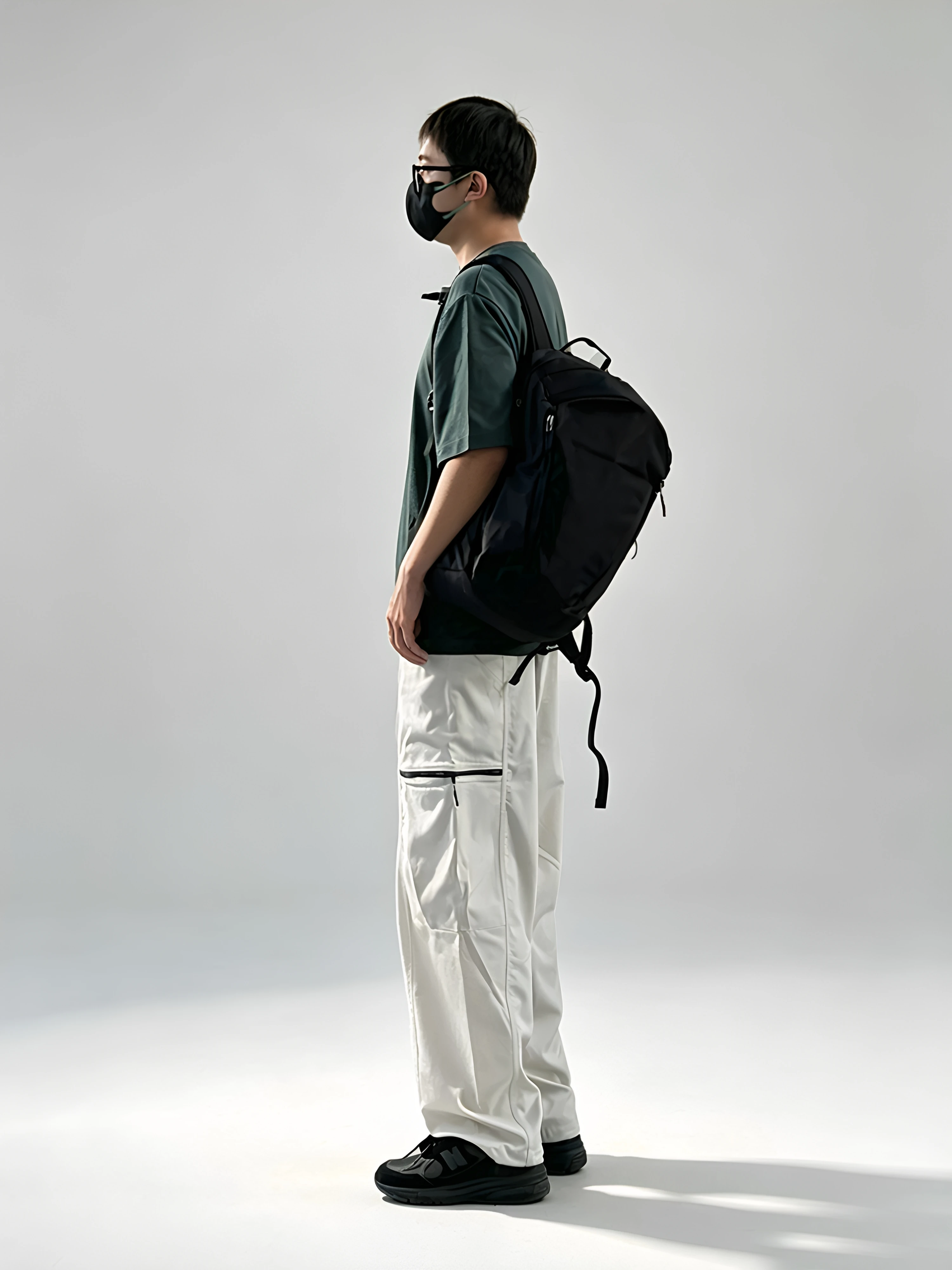 Mantis26 Waterproof Nylon Backpack Unisex Hiking Travel Computer Bag Casual Simple Style Double Layered Shoulder Bag for Men ...