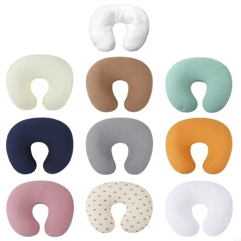 Nursing Pillow Cover Infants Support Pillow Newborns Baby Feeding Pillow Case Protections Sleeve Soft Slipcover