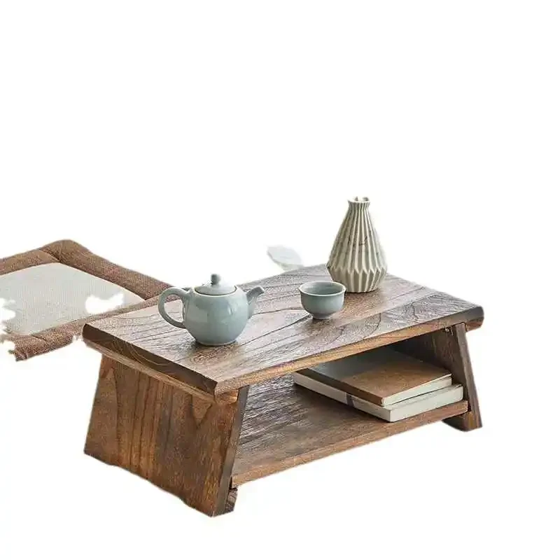 

Solid wood tatami, bay window , coffee table, Japanese kang , balcony table , small coffee