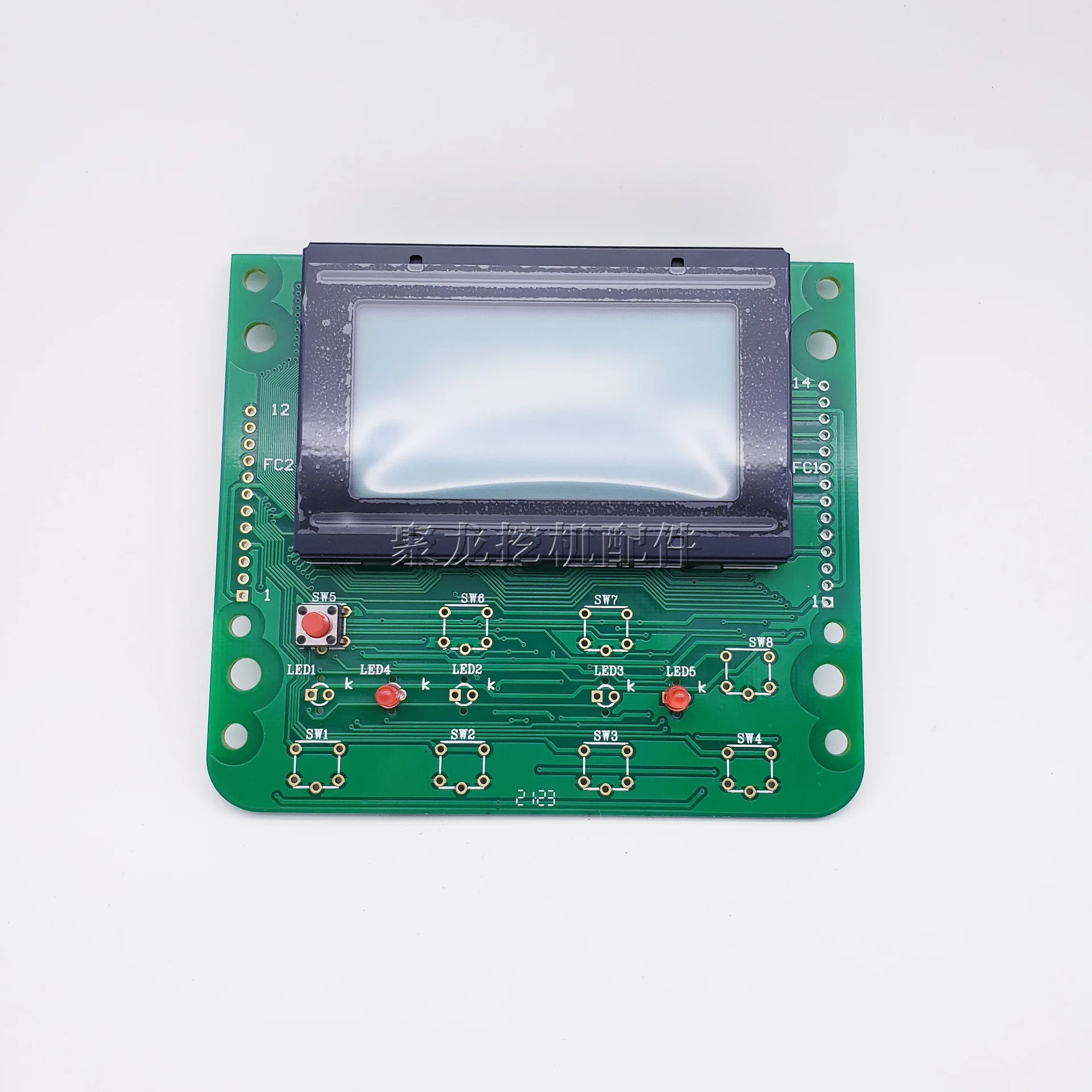 Excavator accessories for KOBELCO 120 200 210 230 250-6E instrument display screen LCD chip CPU board