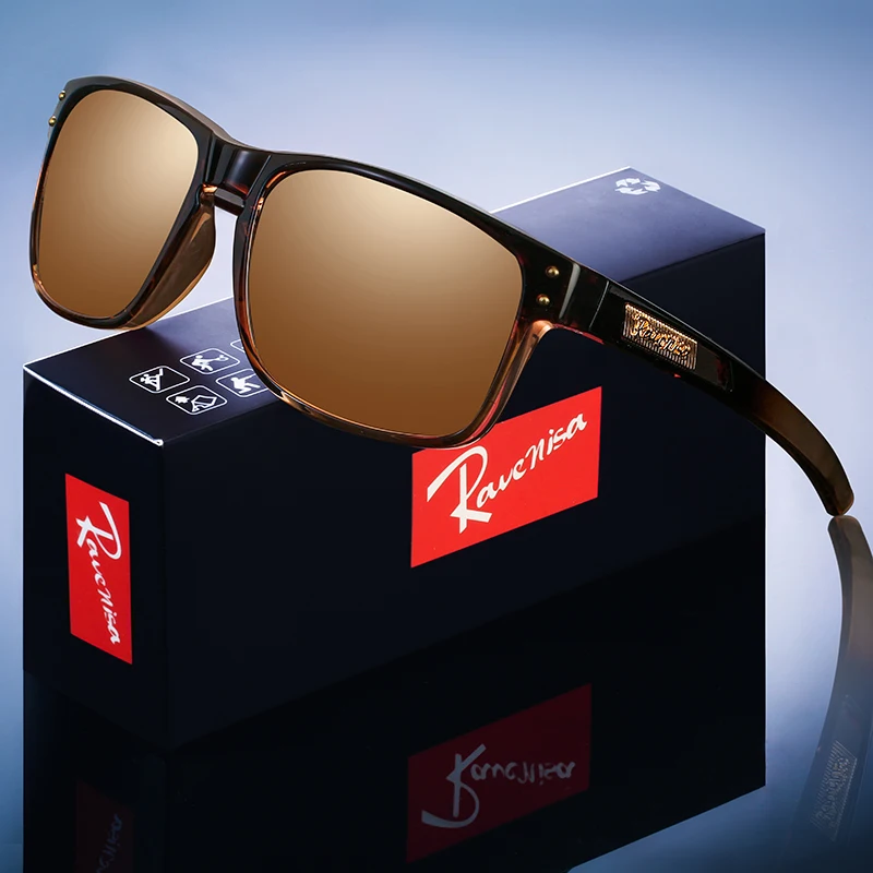 TR90 أزياء القيادة الصيد UV400 الرياضة أزياء مربع الاستقطاب النظارات الشمسية رجل