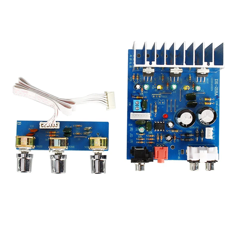 Tenghong 1pcs TDA2030 Subwoofer Amplifier Board 15W*2+30W 2.1 Sound Amplifier Power Audio Amplificador Dual AC12V-15V Stereo AMP