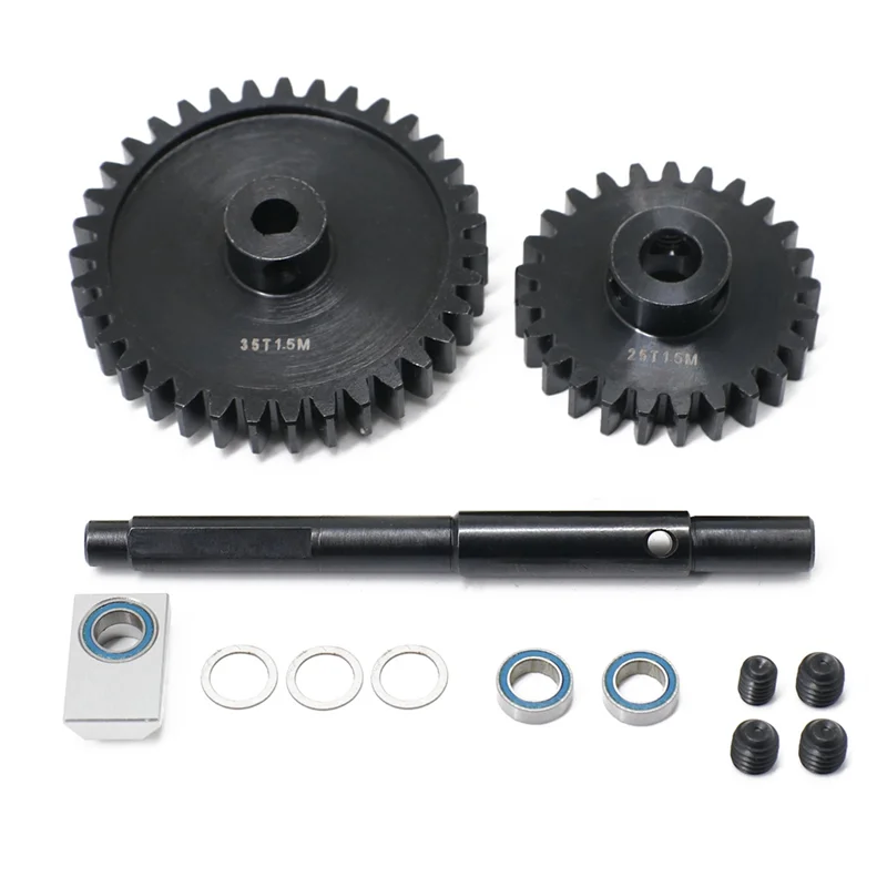 Suitable for Traxxas 1/5 X-MAXX XRT Hardening 1.5M Steel Teeth 20T+30T and 25T+35T Big Teeth+Motor Teeth Kit.