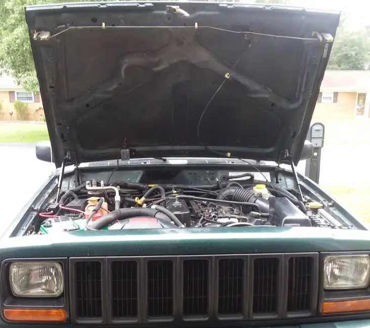 Rozpórki maski do Jeep Cherokee (XJ) 1984-2001 Przednia maska silnika Podnośnik sprężyny gazowej Wsporniki amortyzatorów Amortyzator Amortyzator Drążek ramowy