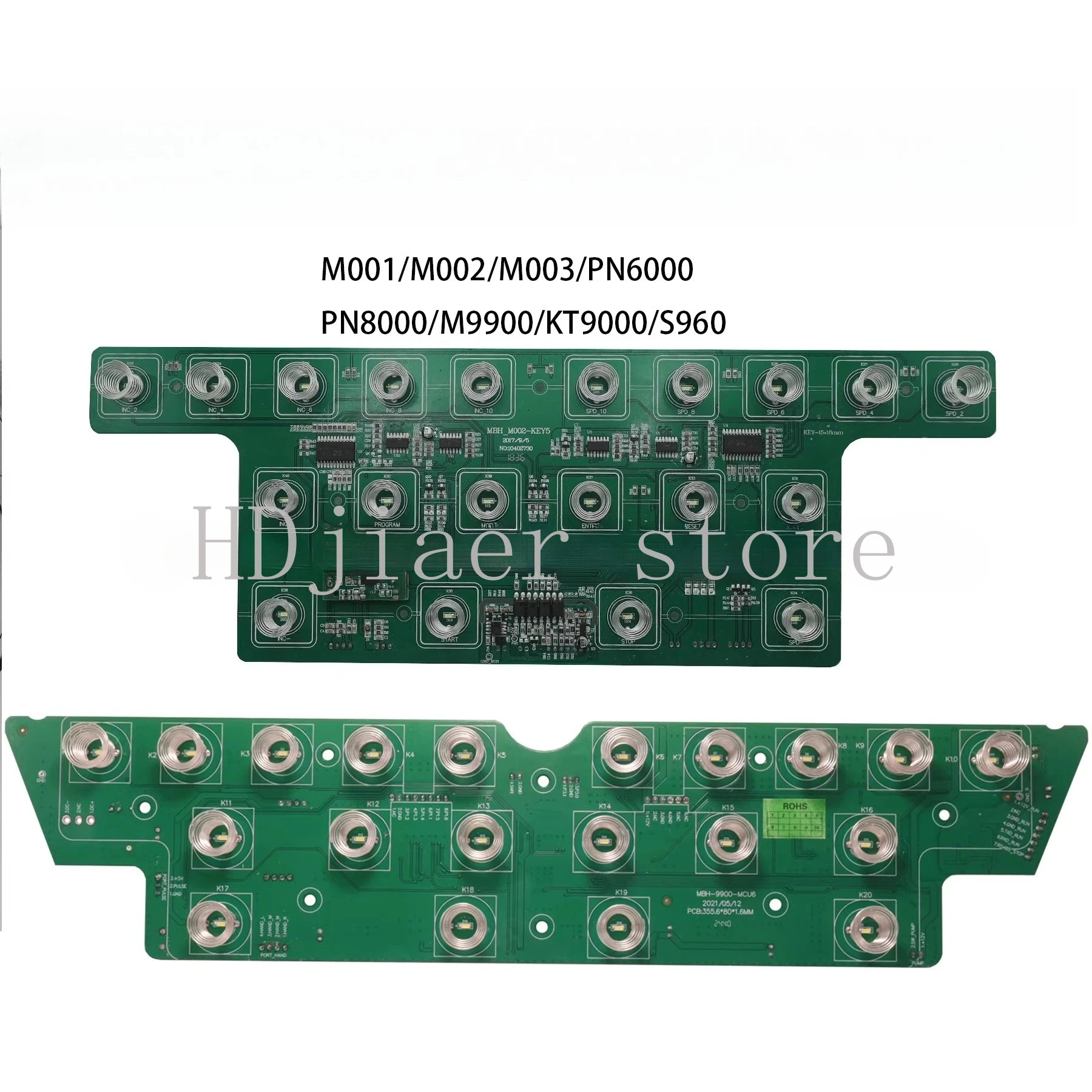 

Suitable for Maibaohe treadmill button board PN6000/PN8000/M001/M002/M003/M9900/M960
