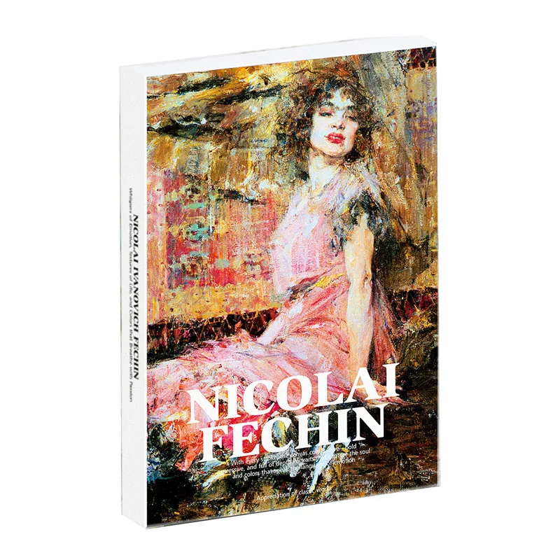 30 Blatt/Set Nicolai Ivanovich Fechin Art Series Postkarten Malerei Grußkarte Nachricht Geschenk Wunschkarte für DIY Journal Dekor