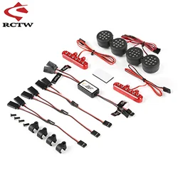 Rc Car Complete LED Light Kit for 1/5 Losi 5ive-T Rofun Rovan LT Kingmotor X2 Truck Spare Toys Upgrade Parts