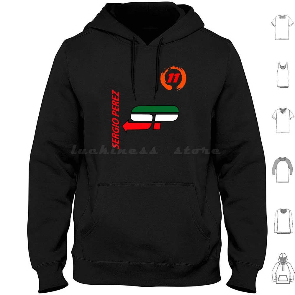 Sergio Perez Hoodie cotton Long Sleeve Sergio Perez Checo Perez Lance Stroll Racing Point Win Racing George Russell