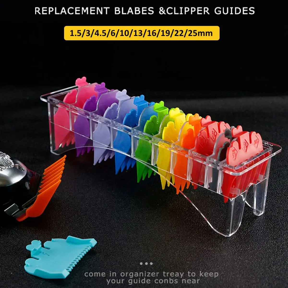 3/10 шт., пластиковые гребни для машинки для стрижки волос