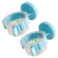 2Pcs Bird Cage Water Bowls Macaw Water Feeder Suitable For All Parrot Owners