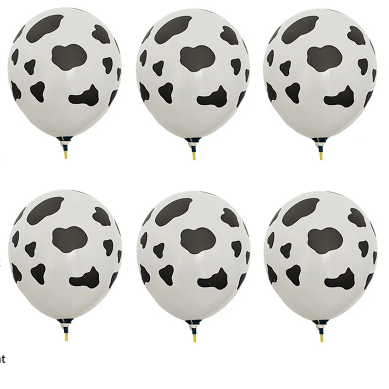 

Cartoon Cow Balloon Thickened 12 Inch 2.8 Matte Rubber Balloon Cute Animal Children Cow Balloon