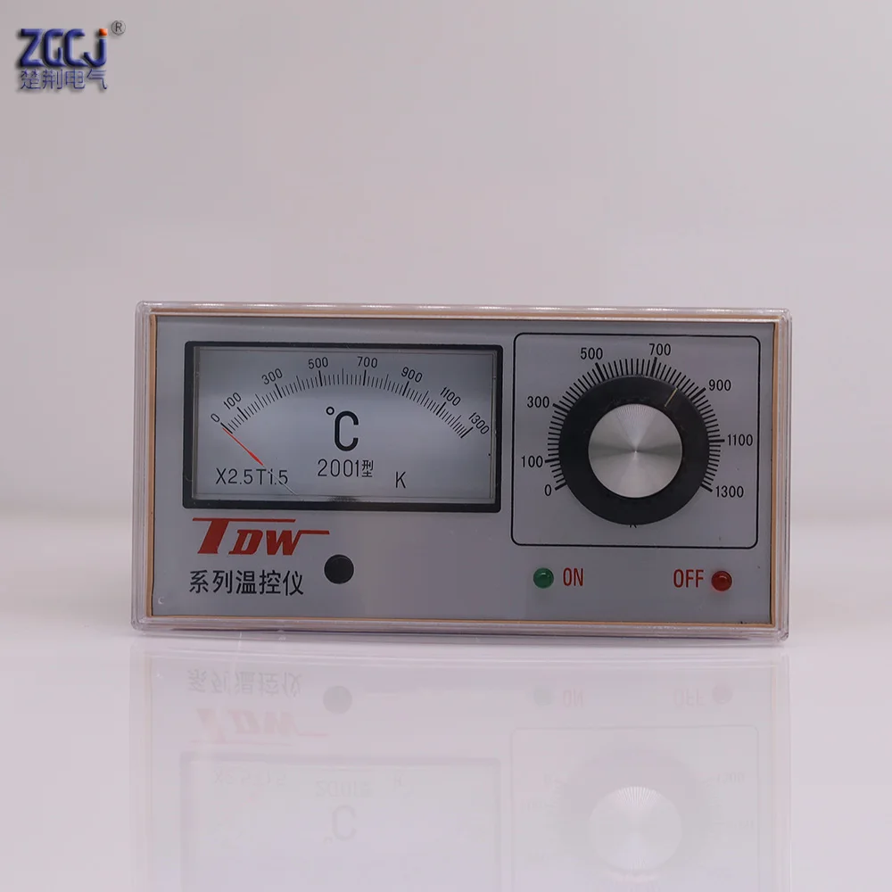K 0-1300องศาTDW-2001ควบคุมอุณหภูมิประเภทK TDWเทอร์โมกับลูกบิด