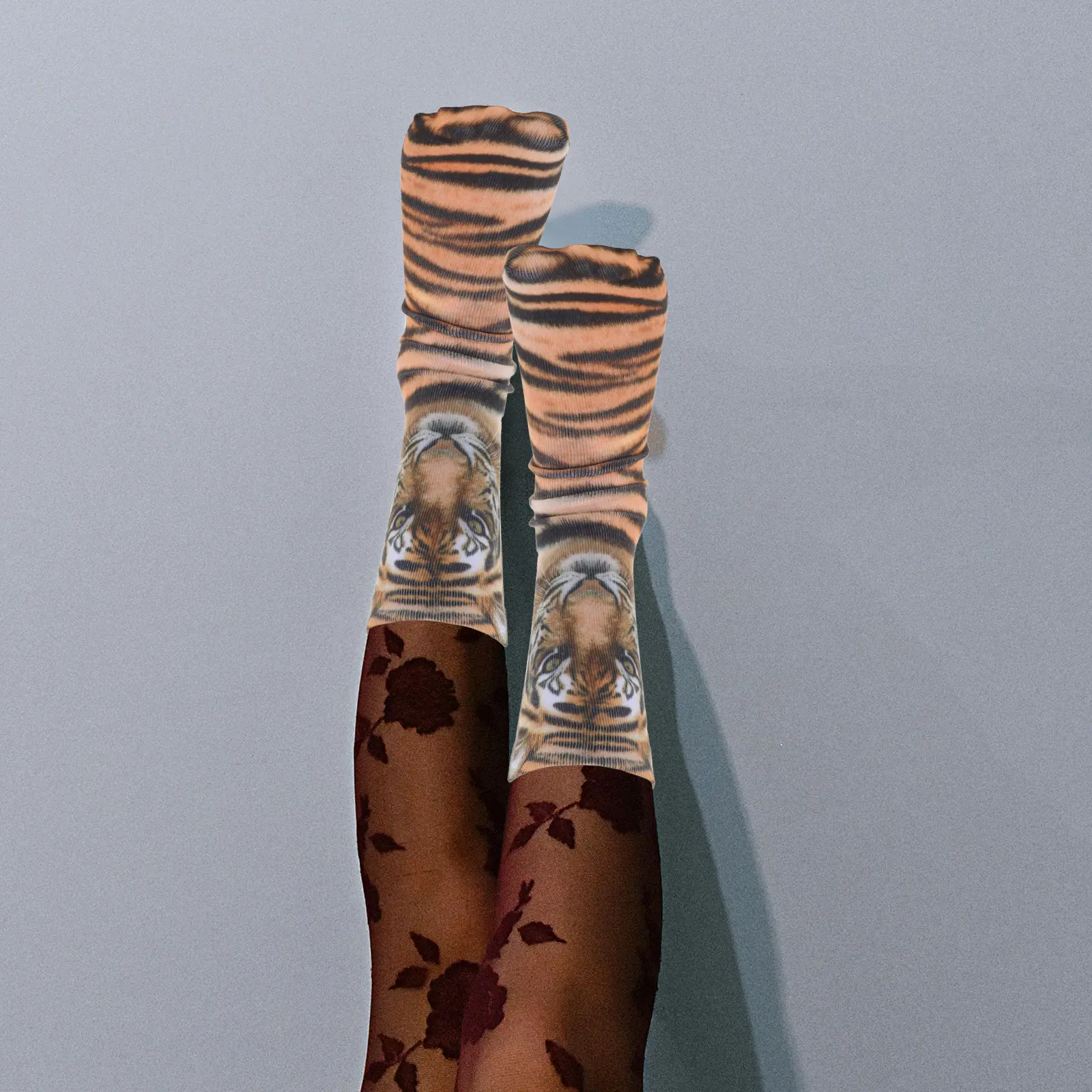 

1pcs 1 Pair 3D Animal Socks Tiger Pattern Print Socks For Men Women Comfortable Decorative Party Cosplay Running Gift Accessory