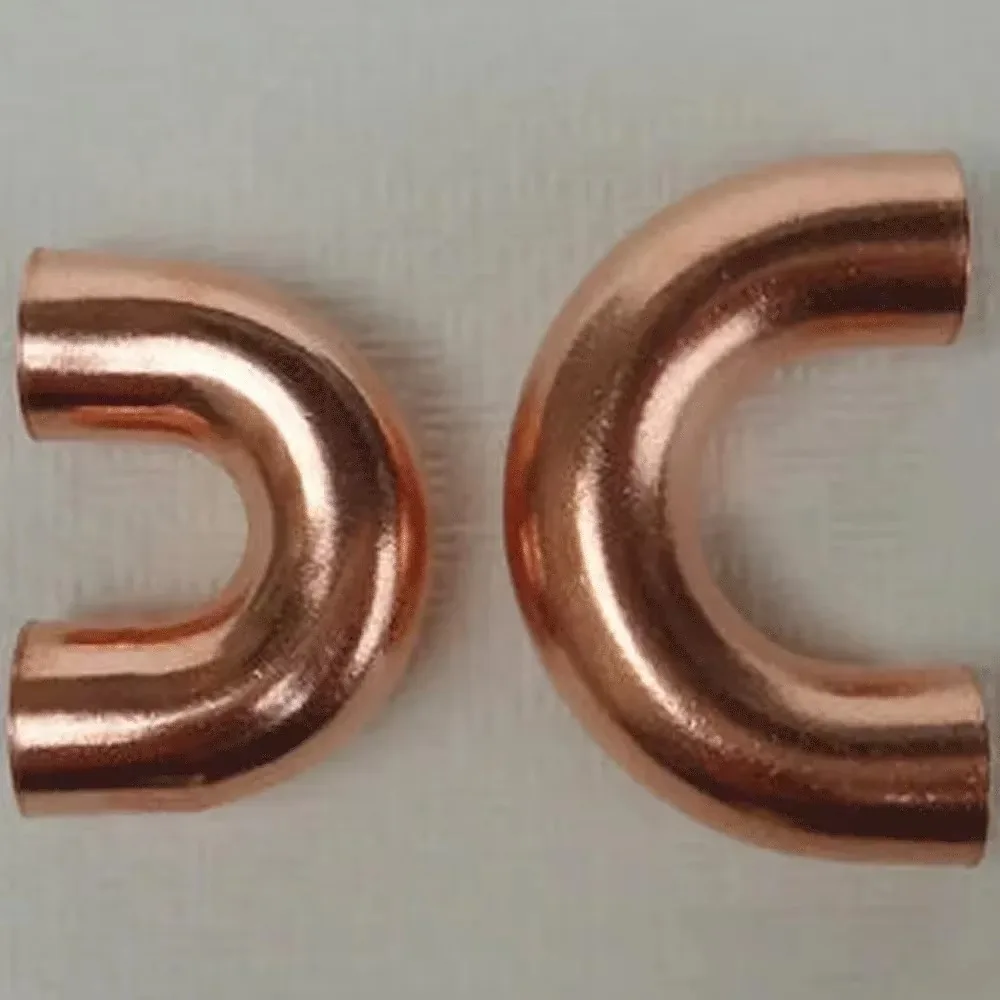 Outer Diameter 7-54mm Copper Tube 180-Deg Return-Bend Coupler Adapter Air-Connditioner