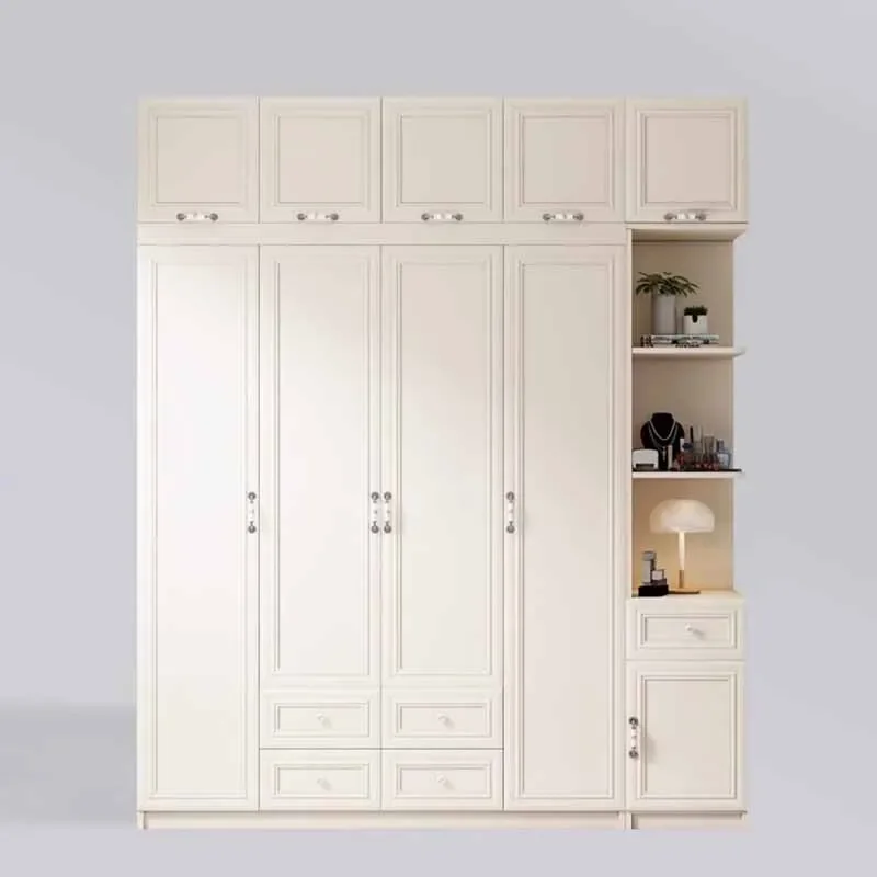 Drawer Multifunction Luxury Wardrobe King Size Summer Wood Wardrobes Detachable Apartment Tuinmeubelen Sets Hotel Furniture