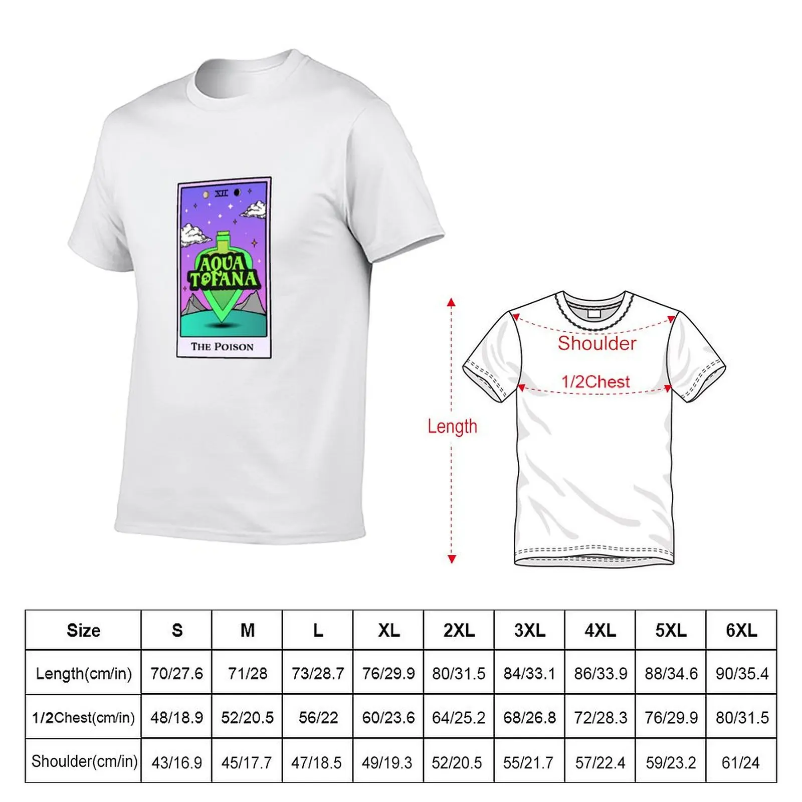 Aqua Tofana Tarot T-Shirt man t shirts graphic man t shirt graphic T-Shirt