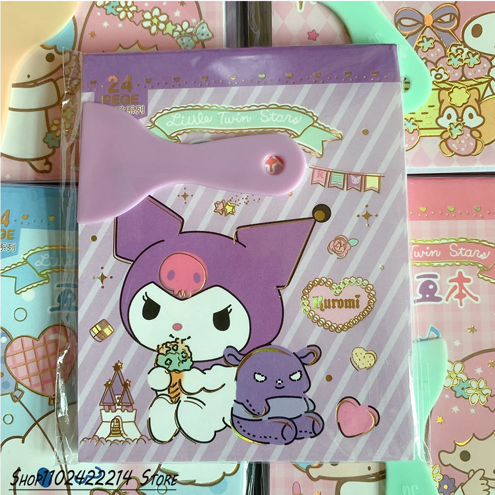 Kawaii Sanrio Gooka Stickers DIY Kuromi Cinnamoroll Cartoon Sticker Scrapbooking Laptop Stationery Girls Decorative Decals Toys