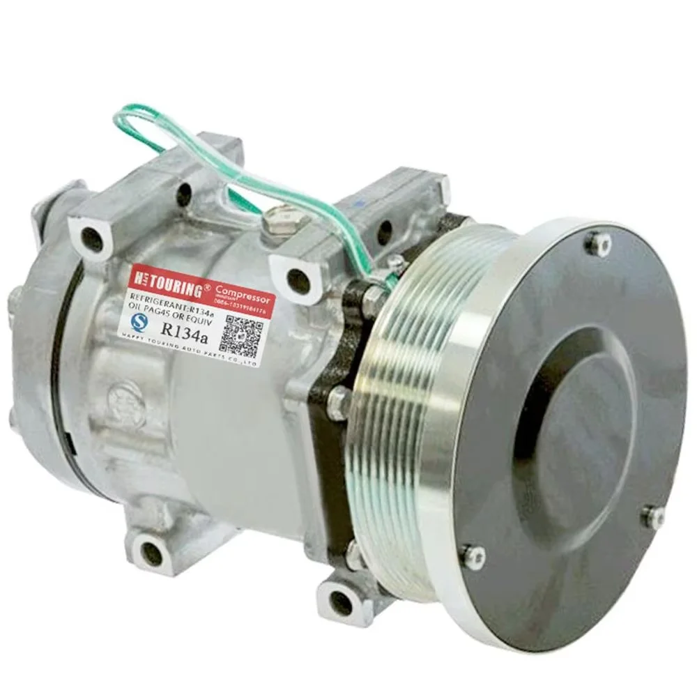 AC A/C Compressor for Sanden SD7H15 Carterpillar 4301 4769 1630872 1521837 618778 10360361 163-0872 58778 5316 967272 PV8 24V