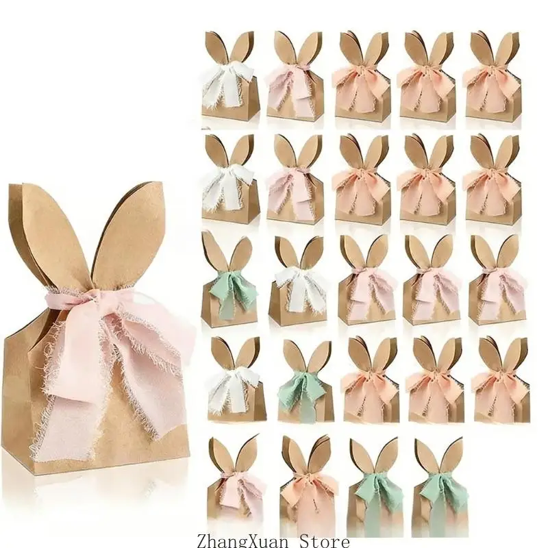Set mit 12/24 eleganten, künstlerischen Geschenkbeuteln für Kinderpartys, perfekt für Osterleckereien und Festivaltreffen, 3 x – Detail 9