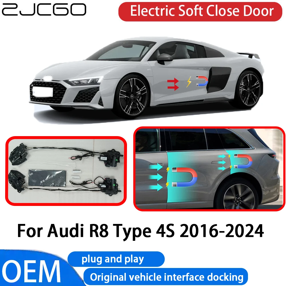 

for Audi R8 Type 4S 2016-2024 Car Automatic Electric Soft Close Door Closer System OEM Plug and Play Comfort Closing