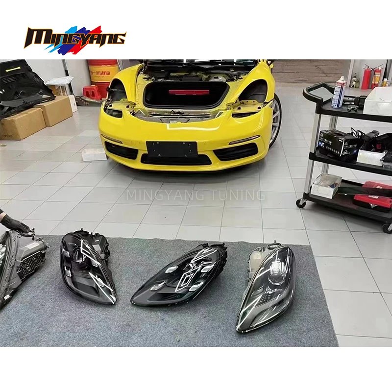 

High Quality PDLS Head Lights 2016 Headlamps Head Lamp Light for Porsche 718 Cayman Boxster Upgrade Led Headlights