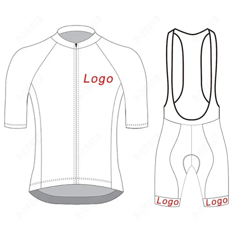 Custom Cycling Jerseys DIY Cycling Sets Short Sleeves Racing Team Jersey Custom Gel Pad Bib Pants Man and Women Cycling Suits