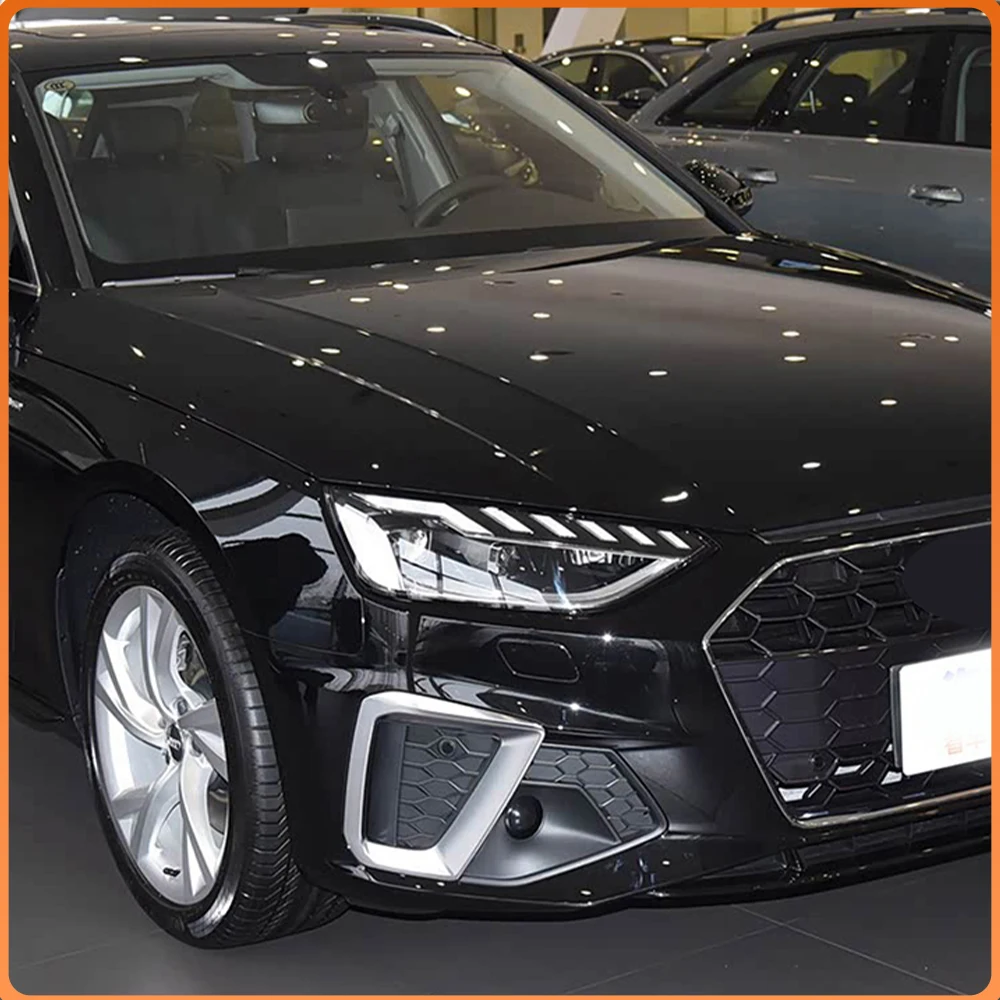 

Передние фары для Audi A4 2020-2024: Комплект для модернизации с LED-линзами-проекторами, Plug and Play, аксессуары для фар
