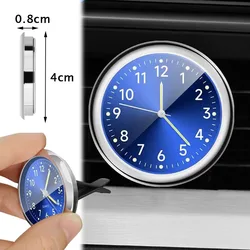 Luminous Car Clock Automobiles Internal Stick-On Mini Digital Watch Mechanics Quartz Clocks Auto Ornament Car Accessories