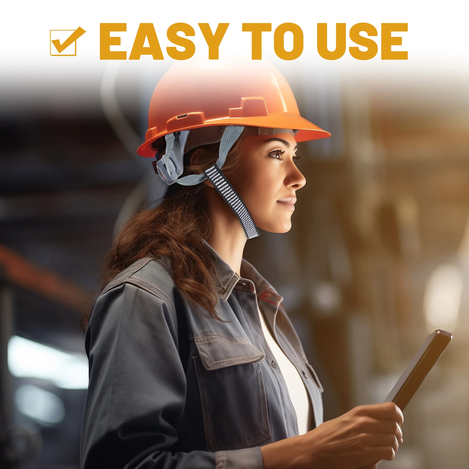 Hard Hat Liner Safety Hat Suspension Breathable Lightweight Comfortable Construction Inner Cloth Adjustable Design