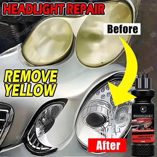 Imagen 2 del producto Restauro de faros de coche, reparación de pulido, lámpara fluida, pulidor de recubrimiento, agente de cera limpiador para restauración, elimina la oxidación