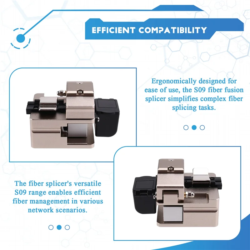 Precyzyjna obcinarka światłowodowa FTTH ABZW S09 do zgrzewarki światłowodowej, przecinak do włókien optycznych.