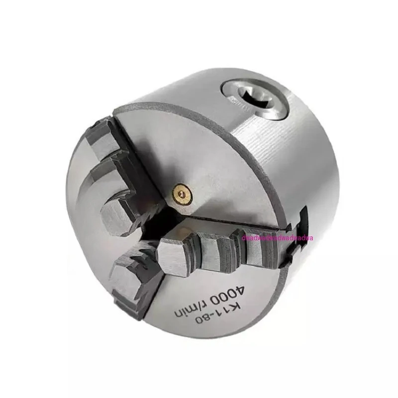 

3 Jaw Lathe Chuck K11 80mm Manual Self-Centering Metal K11-80 Lathe Chuck With Jaws Turning Machine Tools Accessories