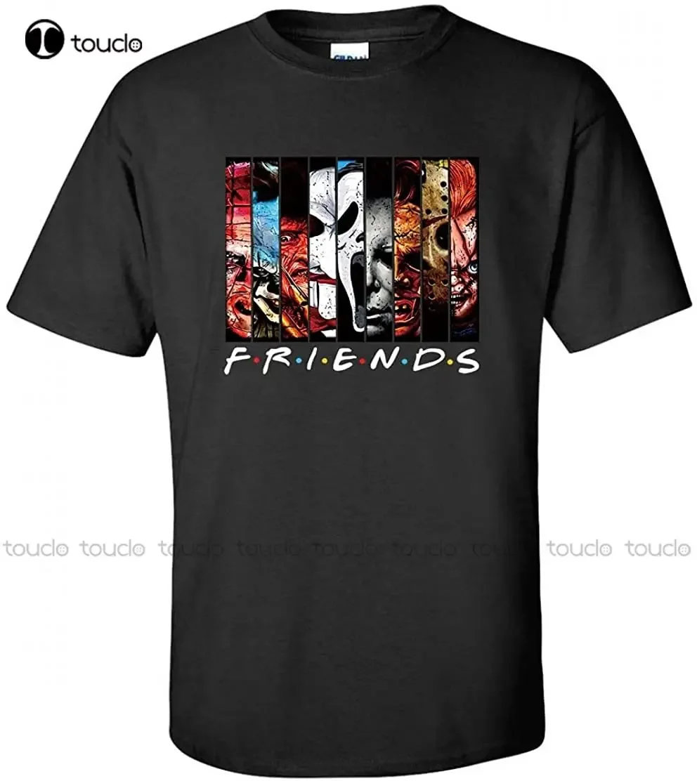 

Agaoece Horror Movie Friends Graphic T-Shirts Men Funny Halloween Shirts Merchandise Top Tees Merch Cute Shirts Teen Girls Retro