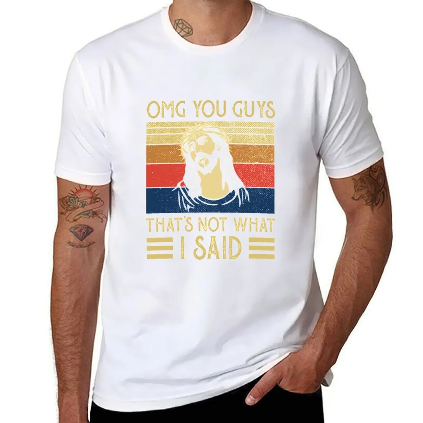 

Jesus Omg You Guys Thats Not What I T-Shirt anime t shirts for man t shirts designer T-Shirt