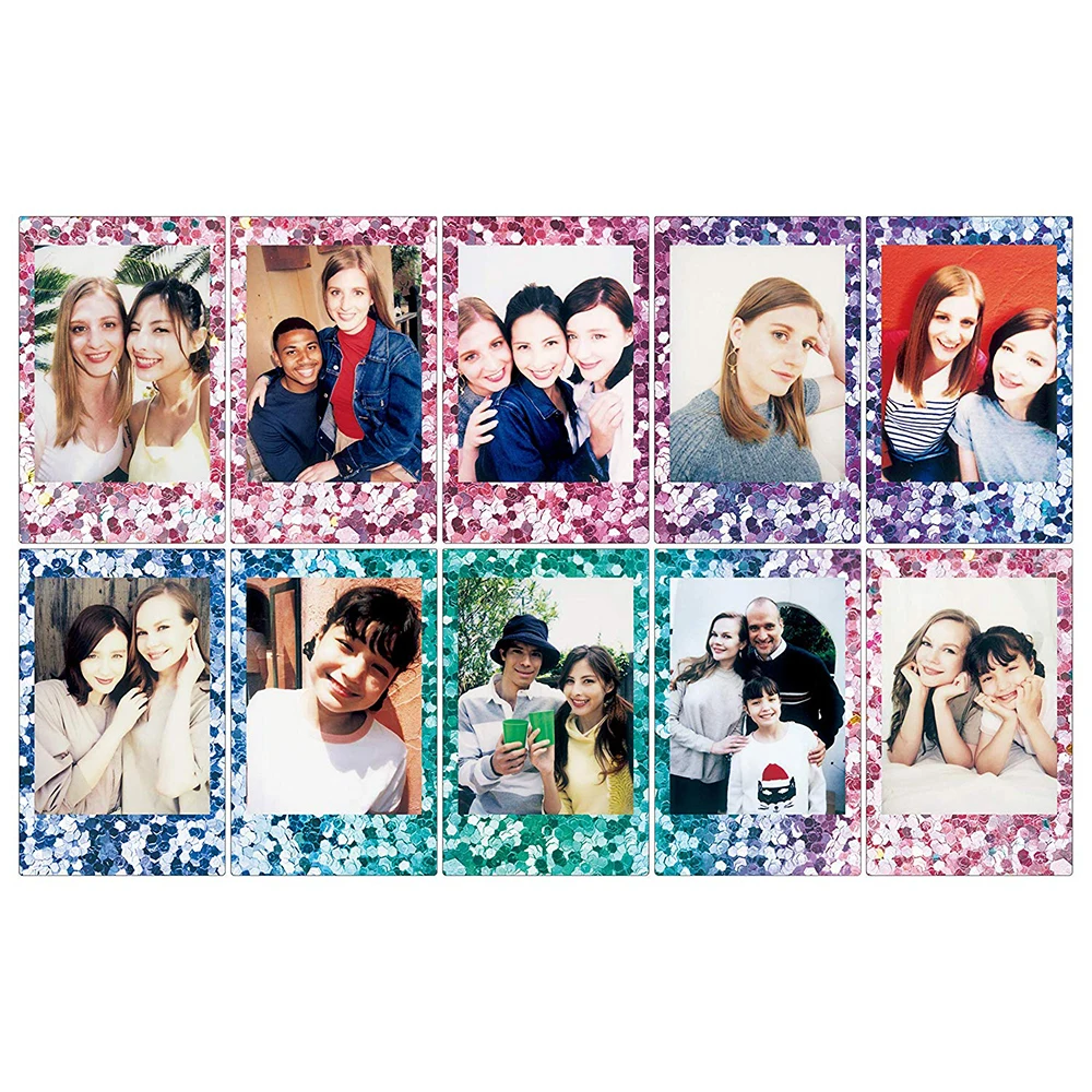 Originele Fujifilm Instax Film Instax Mini 12 9 Confetti Design Film Voor Fuji Mini 11 8 9 7S 25 26 70 90 Instant Camera SP-1 SP-2