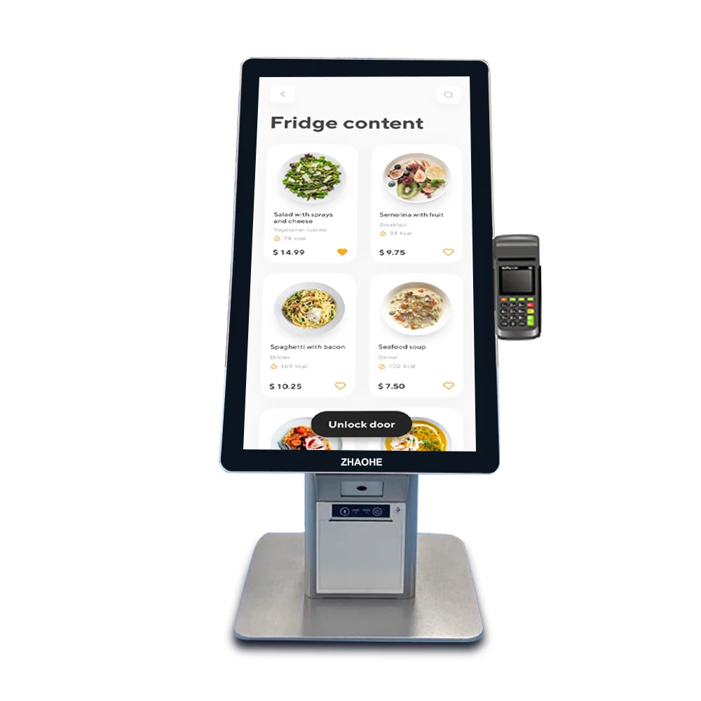 Bild 4: IPS 10-Punkt-Multi-Touchscreen Self-Service Pos Kiosk Besuchermanagement mit Reisepassleser